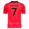 Camiseta de fútbol Corea Del Sur H M SON 7 Primera Equipación Mundial 2022 - Hombre